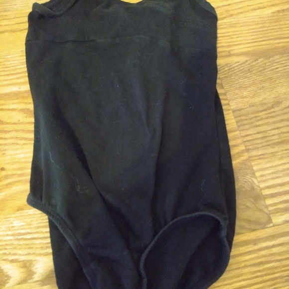 Freestyle by Danskin little girl's size 6/6x black dance gymnastics leotard - Picture 7 of 7
